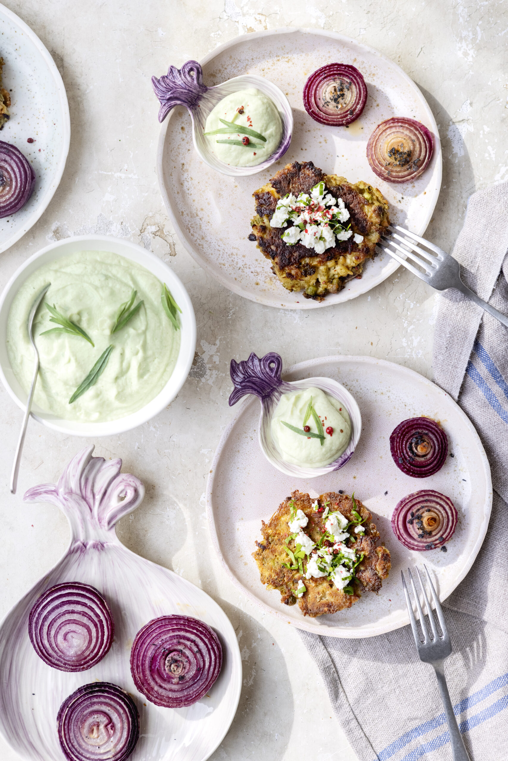 Svampebøffer med Broccoli bearnaise